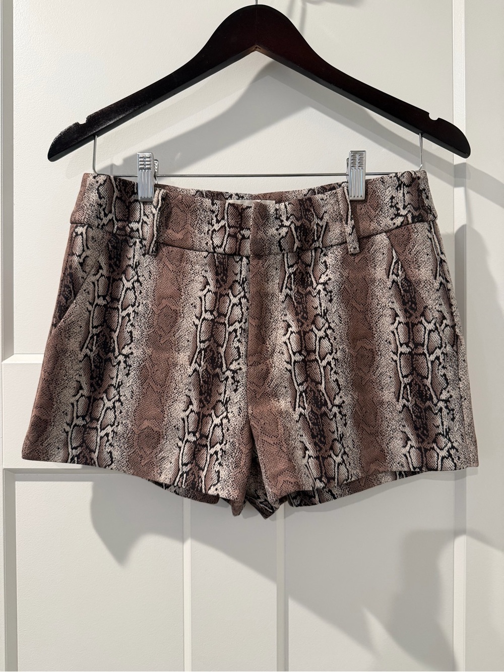 Be You Women's Snake Print Shorts - Classic Tailored Style